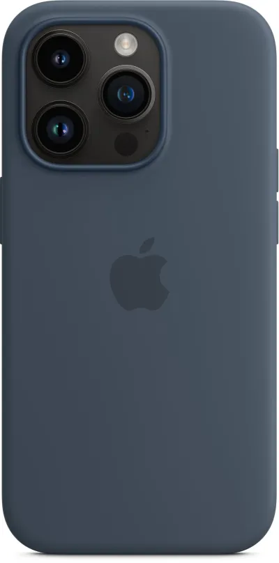 Kryt na mobil Apple iPhone 14 Pre Silikónový kryt s MagSafe búrkovo modrý