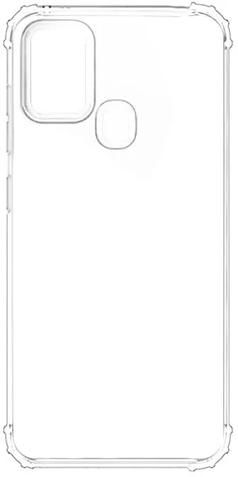 Kryt na mobil Hishell TPU Shockproof pre Samsung Galaxy A21s číry