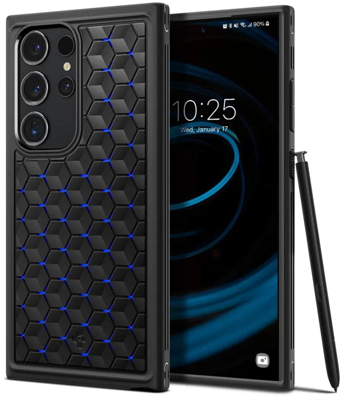 Kryt na mobil Spigen Cryo Armor Cryo Blue Samsung Galaxy S24 Ultra, pre Samsung Galaxy S24