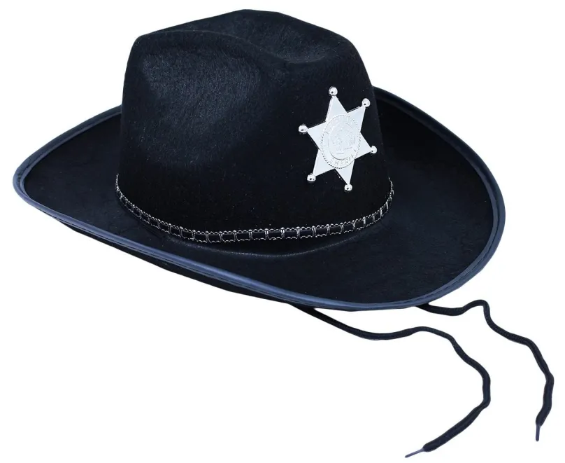 Doplnok ku kostýmu Klobúk šerif - kovboj - western - dospelý