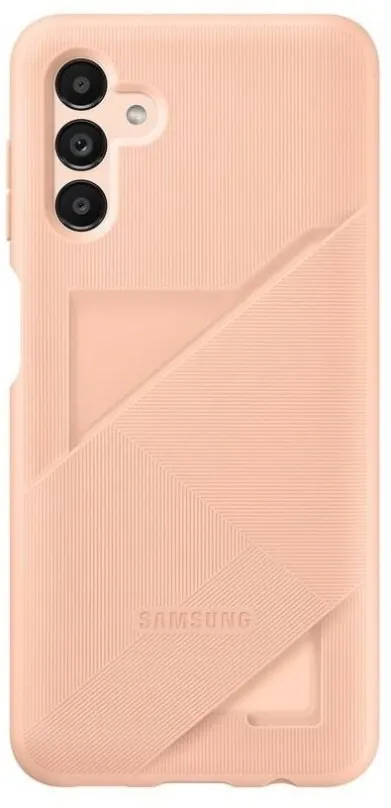 Kryt na mobil Samsung Galaxy A13 5G Zadný kryt s vreckom na kartu broskyňový