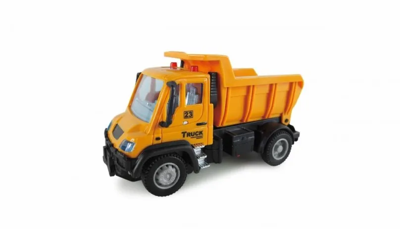 RC truck Amewi RC Mini Truck sklápač 1:64, oranžový