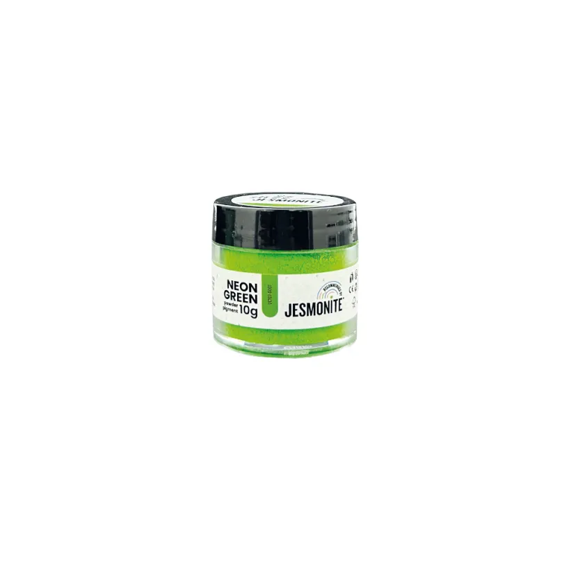 Jesmonite neónový práškový pigment 10 g - zelená