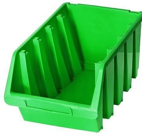Box na náradie Patrol Plastový box Ergobox 4, 15,5 x 34 x 20,4 cm, zelený