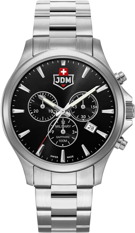 Darčeková sada hodiniek JDM Military Alpha Chrono JDM-WG002-01 (v sade s vreckovým nožom)