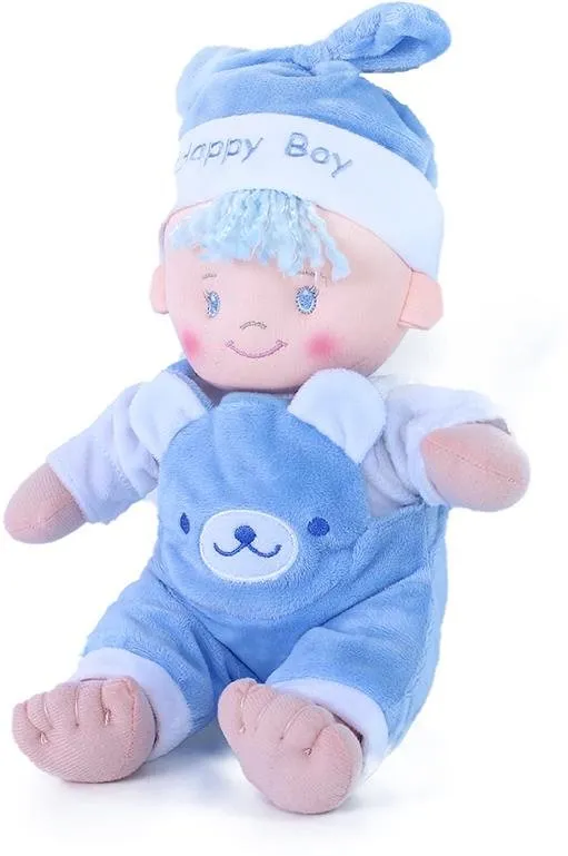 Bábika Rappa handrová bábika 25 cm modrá