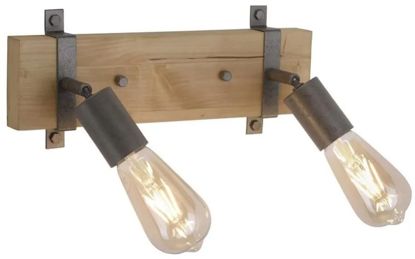 Nástenná lampa Leuchten Direkt 13472-79 - Nástenné bodové svietidlo SLAT 2xE27/40W/230V