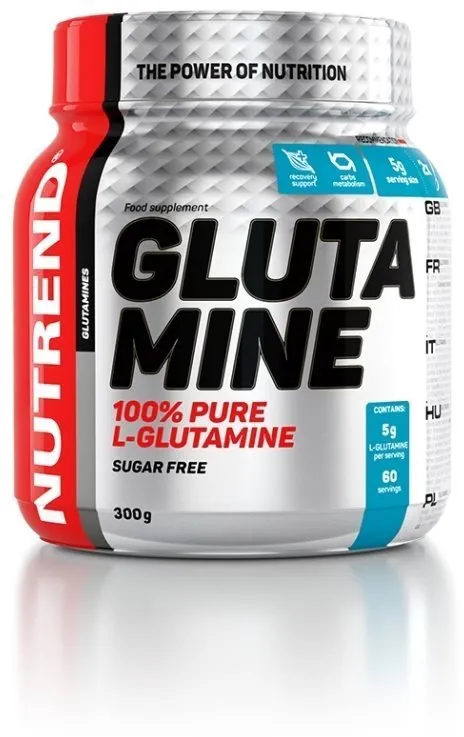 Aminokyseliny Nutrend Glutamine, 300 g, glutamín, bez príchuti