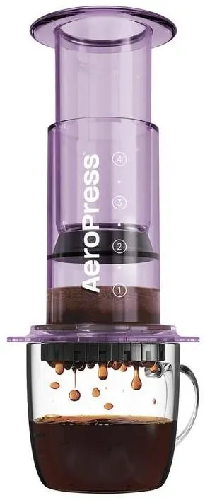 Ručný kávovar Aeropress Clear Purple