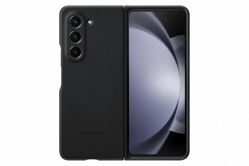 Kryt na mobil Samsung Galaxy Z Fold5 Zadný kryt z eko kože grafitový