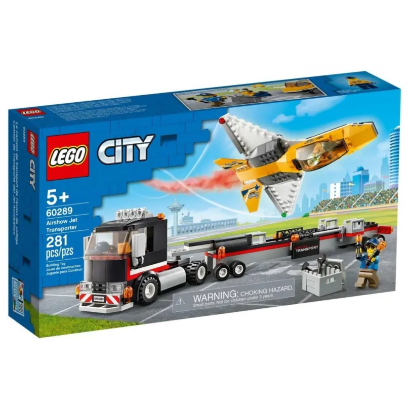 LEGO stavebnice LEGO City 60289 Transport akrobatického lietadla
