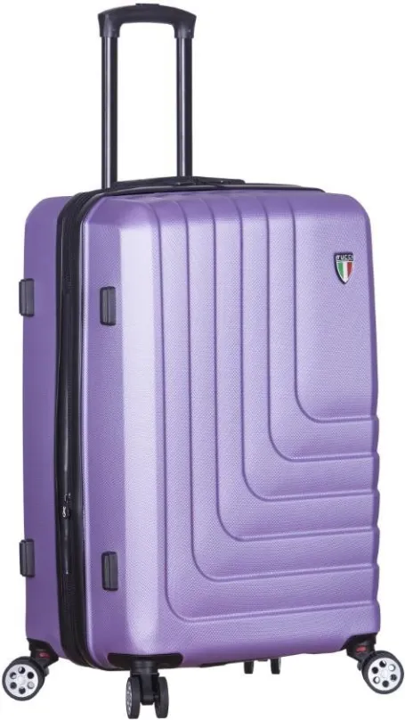Cestovný kufor TUCCI T-0128/3 M ABS - fialová