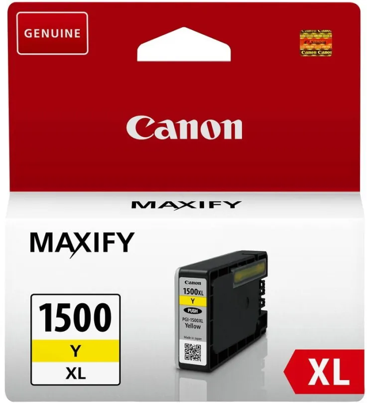 Cartridge Canon PGI-1500XL Y žltá