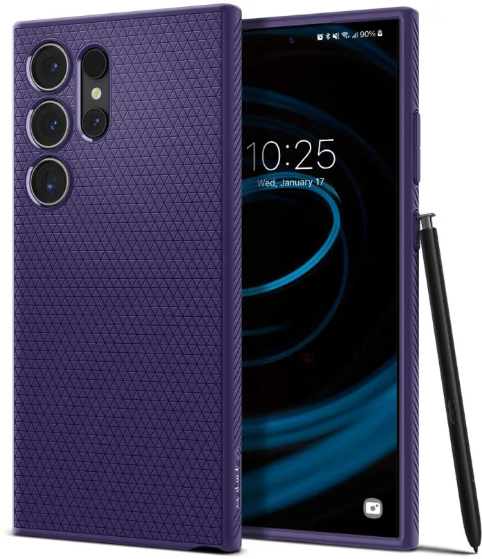 Kryt na mobil Spigen Liquid Air Deep Purple Samsung Galaxy S24 Ultra