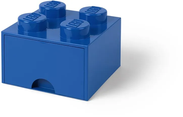 Úložný box LEGO Úložný box 4 s zásuvkou - modrá