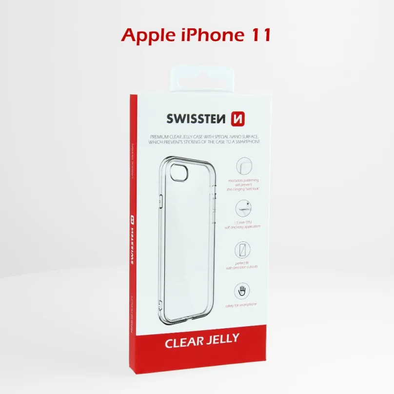 Kryt na mobil Swissten Clear Jelly pre Apple iPhone 11
