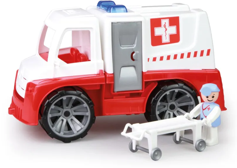 Auto Truxx sanitka, ozdobný kartón, vhodné pre deti od 2 rokov, dĺžka autíčka je 29 cm,