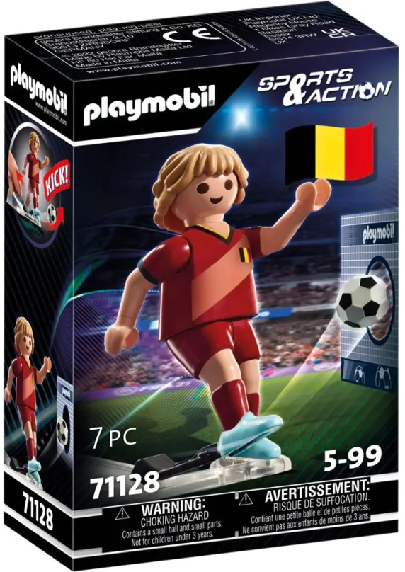 Playmobil 71128 Futbalista Belgicko
