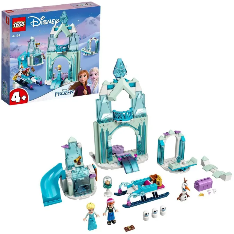 LEGO stavebnice LEGO® I Disney Ľadové kráľovstvo 43194 Ľadová ríša divov Anny a Elsy