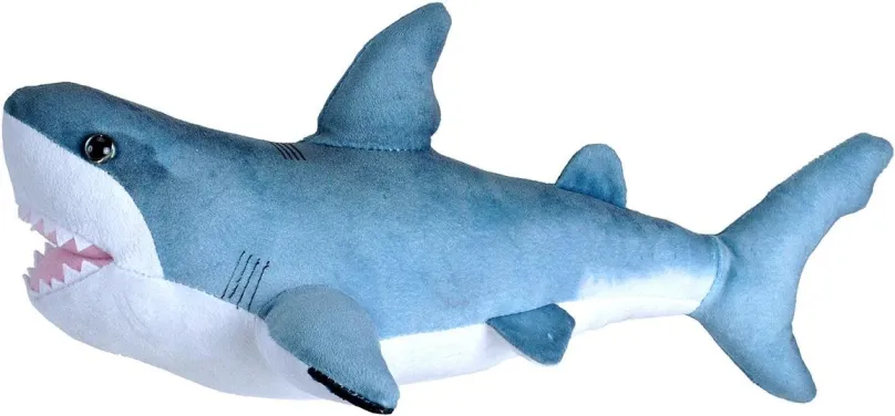 Plyšák WILD REPUBLIC Žralok biely mláďa 30-40 cm