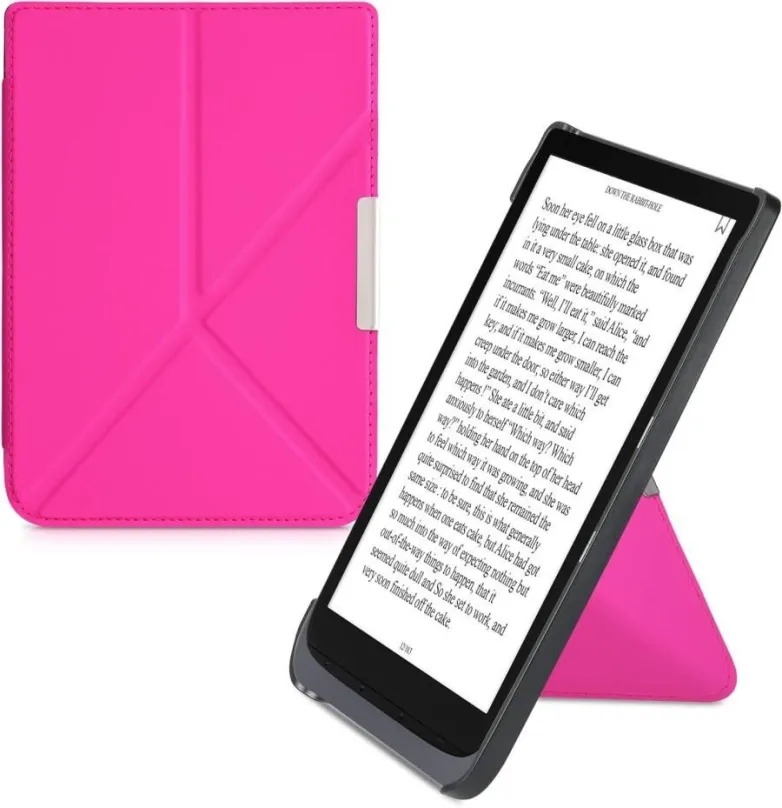 Púzdro na čítačku kníh KW Mobile - KW4476177 - púzdro pre Pocketbook 740/741 - tmavo ružové