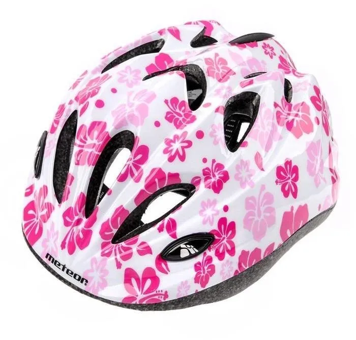 Helma na bicykel MTR, PINK FLOWERS, S