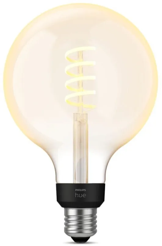 Philips Hue 8719514301542 LED filamentová žiarovka G125 1x7W | E27 | 550lm | 2200-4500K - White Ambiance, stmievateľná, Bluetooth