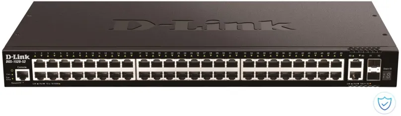 Switch D-Link DGS-1520-52, 2x SFP+, 48x 10/100/1000Base-T, IGMP Snooping, L2, l3 (smerovač