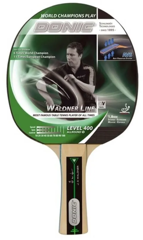 Raketa na stolný tenis Donic Waldner 400, Konkávne (FL)