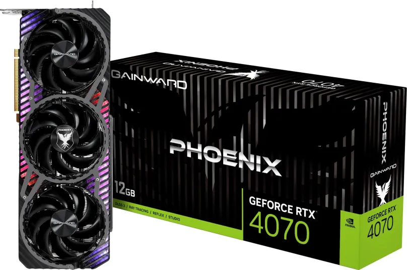 Grafická karta GAINWARD GeForce RTX 4070 Phoenix 12GB, 12 GB GDDR6X (21000 MHz), NVIDIA G
