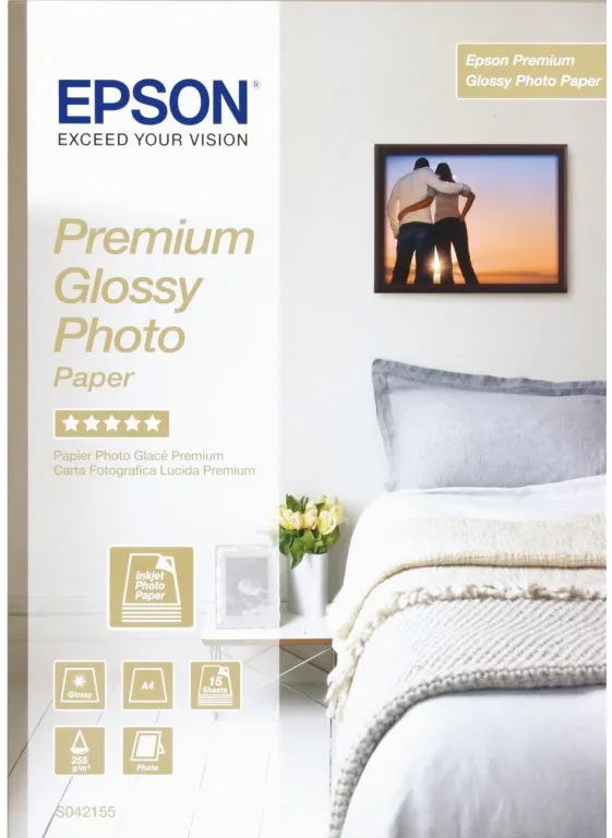 Fotopapier Epson Premium Glossy Photo Paper A4 15 listov