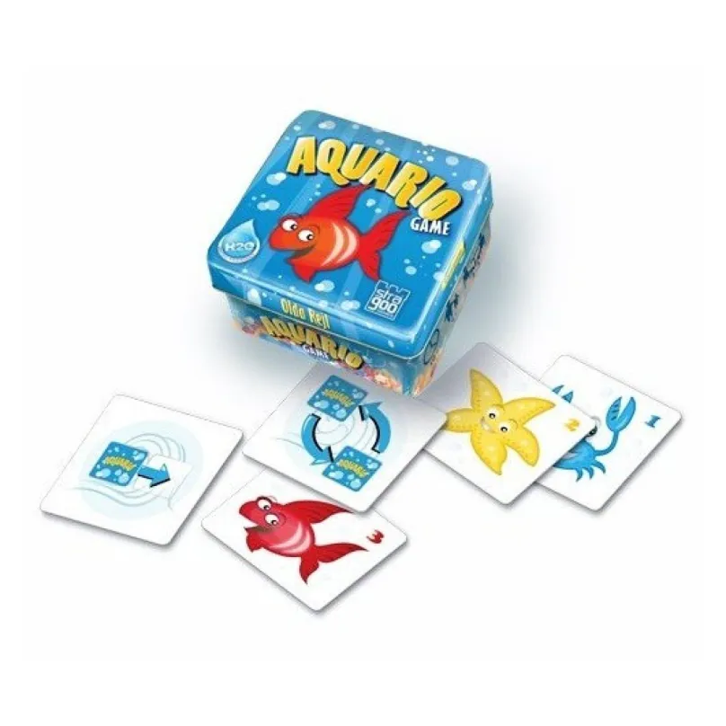 Aquario Postrehová hra v plechovej krabičke