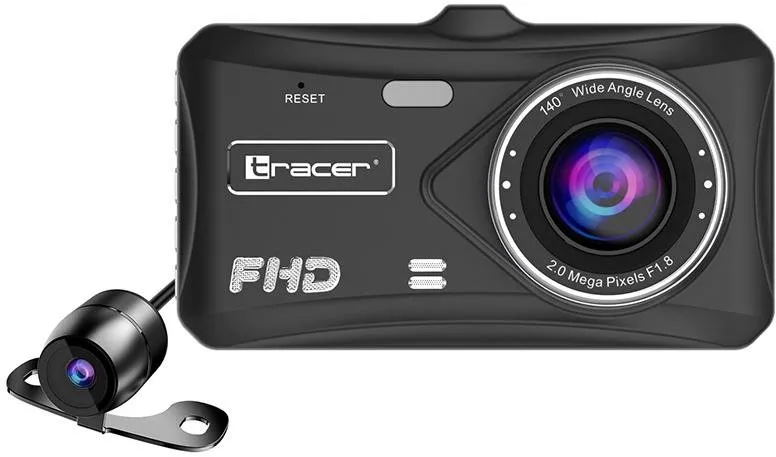 Kamera do auta TRACER 4TS FHD CRUX, uhol záberu 140 °, parkovací režim a g-senzor, max.