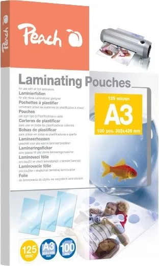 Laminovacie fólie PEACH PP525-01 A3/250 lesklé - balenie 100 ks