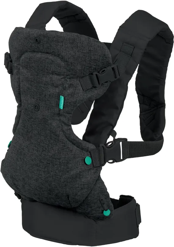Nosítko Infantino Flip Advanced 4v1 Black, na deti - maximálna nosnosť 14,5 kg, je možné u