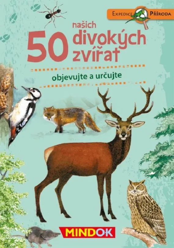 Spoločenská hra Expedícia príroda: 50 našich divokých zvierat