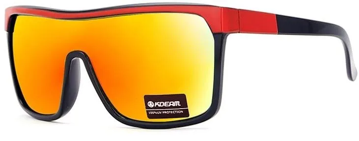 Slnečné okuliare KDEAM Scottmc 2 Black & Red / Orange