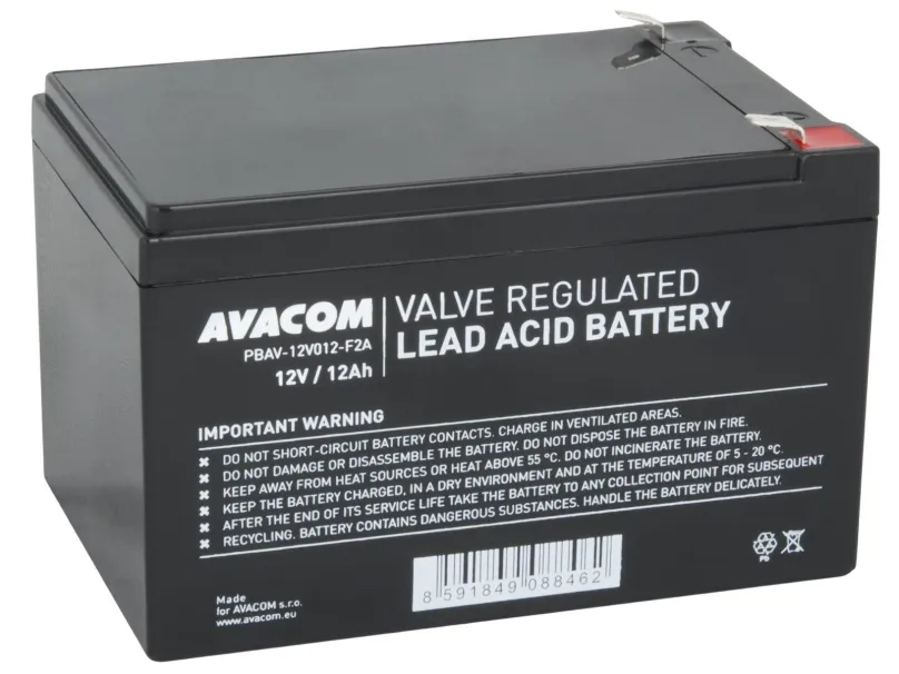 Batéria pre záložné zdroje AVACOM batéria 12V 12Ah F2