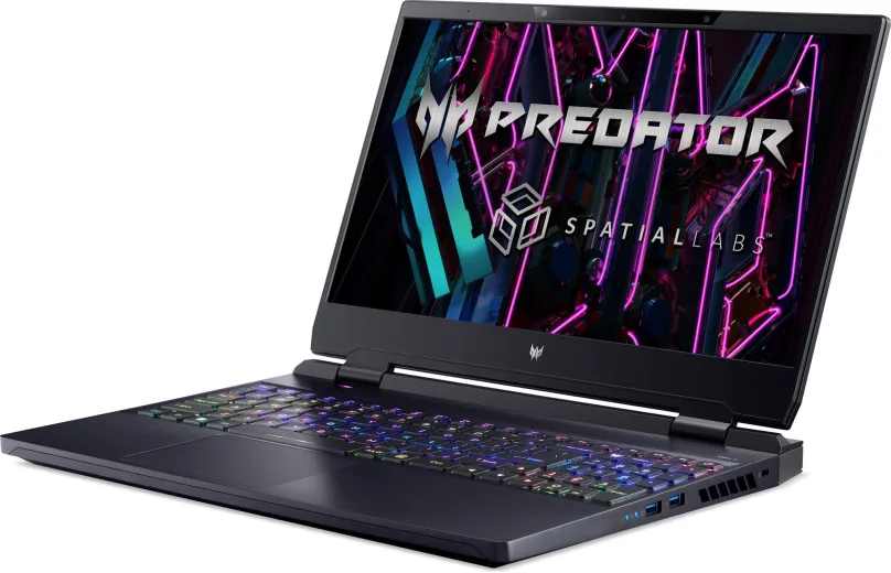 Herný notebook Acer Predator Helios 3D 15 SpatialLabs Abyssal Black kovový