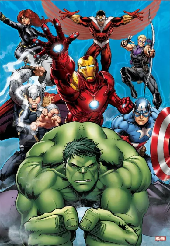 Puzzle Educa Puzzle Avengers - Zjednotenie 200 dielikov