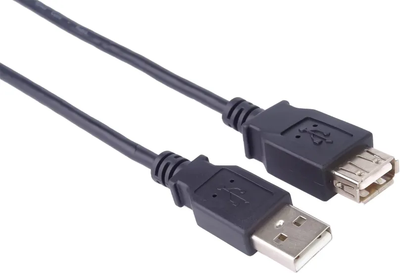 Dátový kábel PremiumCord USB 2.0 predlžovací 2m čierny
