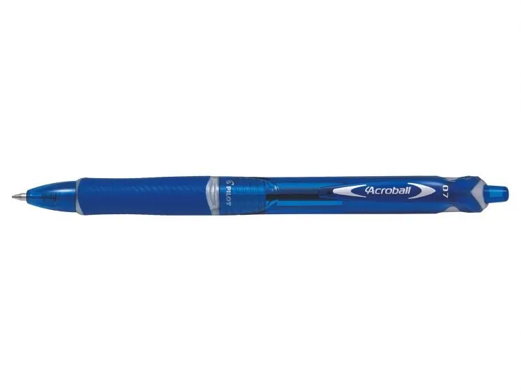 Guľôčkové pero PILOT Acroball 07/0.25 mm, BeGreen, modré - balenie 3 ks