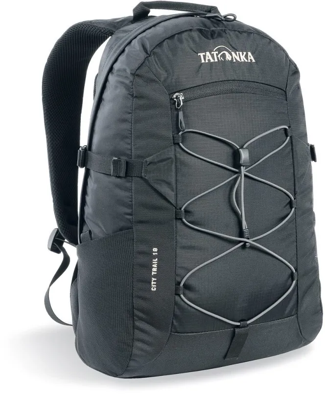 Turistický batoh Tatonka CITY TRAIL 19 black, rozmery 43 × 28 × 14 cm, hmotnosť 0,56 kg,