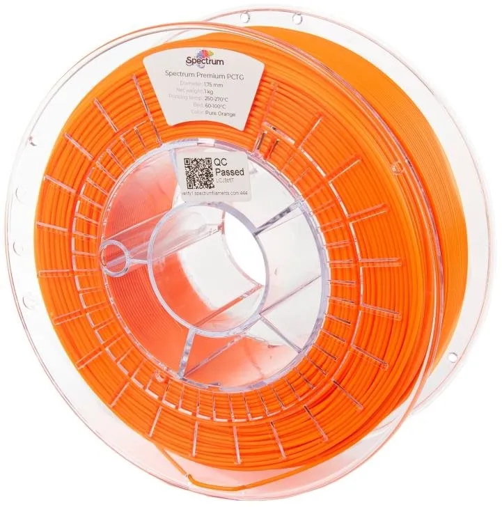 Spectrum 3D filament, Premium PCTG, 1,75mm, 1000g, 80662, pure orange