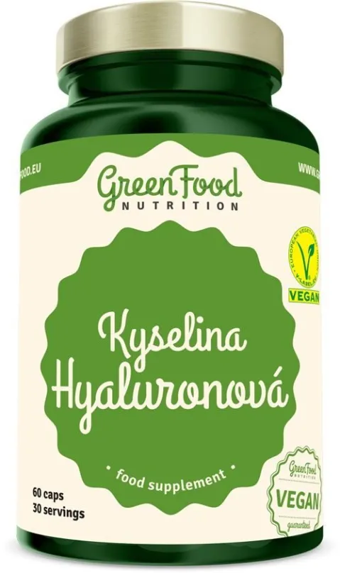 Kĺbová výživa GreenFood Nutrition Kyselina Hyaluronová 60 kapsúl