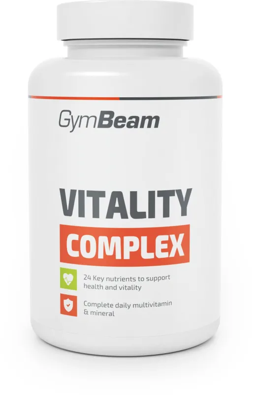 Multivitamín GymBeam Multivitamín Vitality complex, 120 tabliet