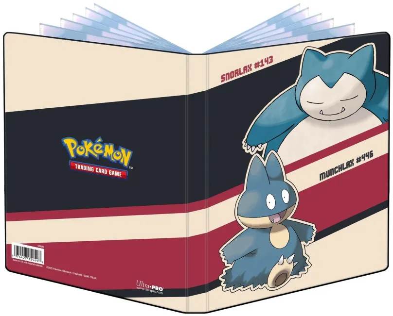 Zberateľský album Pokémon UP: GS Snorlax Munchlax - A5 album na 80 kariet