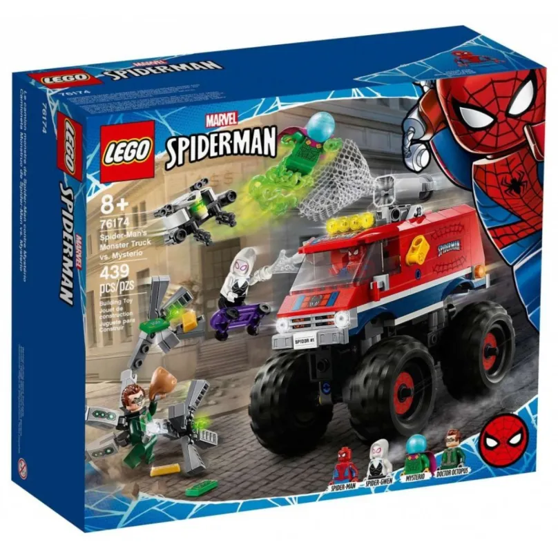 LEGO stavebnica LEGO Super Heroes 76174 Spider-Man v monster trucku vs. Mysterio, pre deti