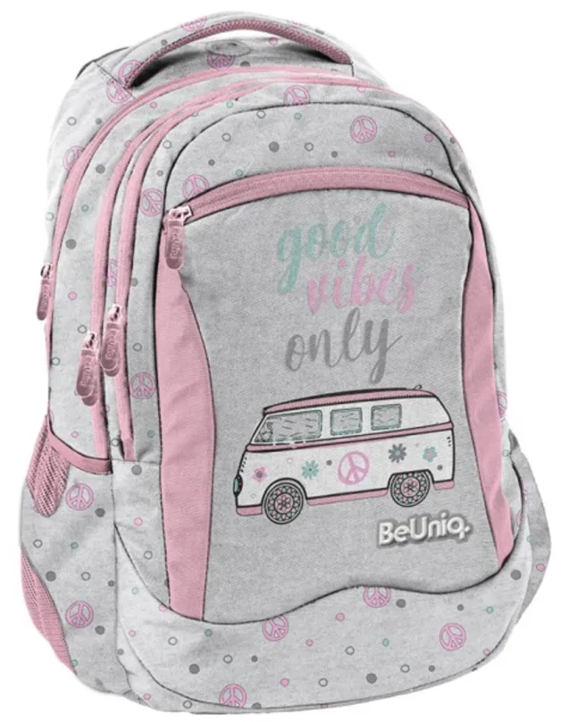 Školský batoh BEUNIQ Šedý Bus