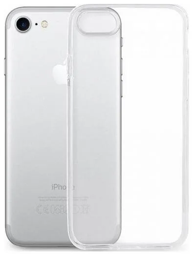 Kryt na mobil TopQ Kryt iPhone 7 silikón 2 mm priehľadný 69460